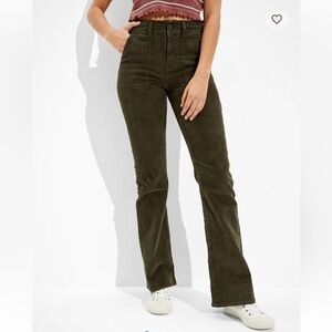 ✨NEW✨ AE Corduroy Super High-Waisted Flare Pants